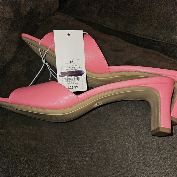 A New Day Women's Lindie Mule Heels, Open Toe, Memory Foam size 13 - Picture 2 of 7